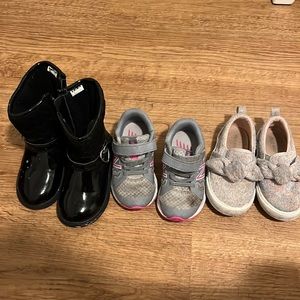 Toddler girls shoes set-Carters, Old Navy and New Balance